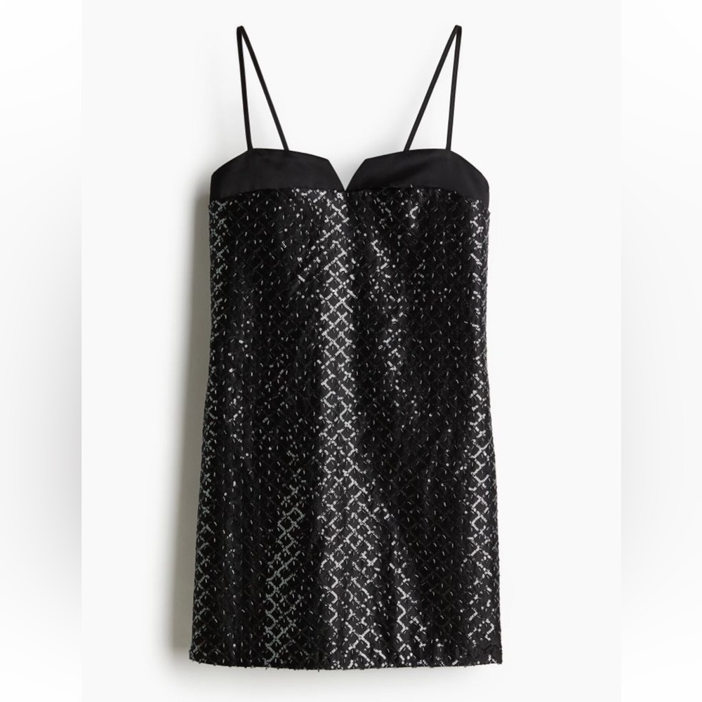 Embellished Mini Dress